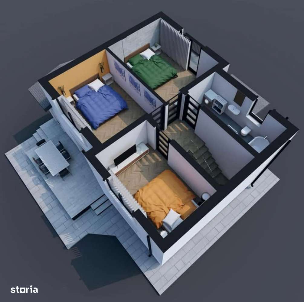 MAGAZIE! Incalzire in pardoseala!Casa 4 camere,Valea Adanca(Miroslava) - Imagine principală: 4/4