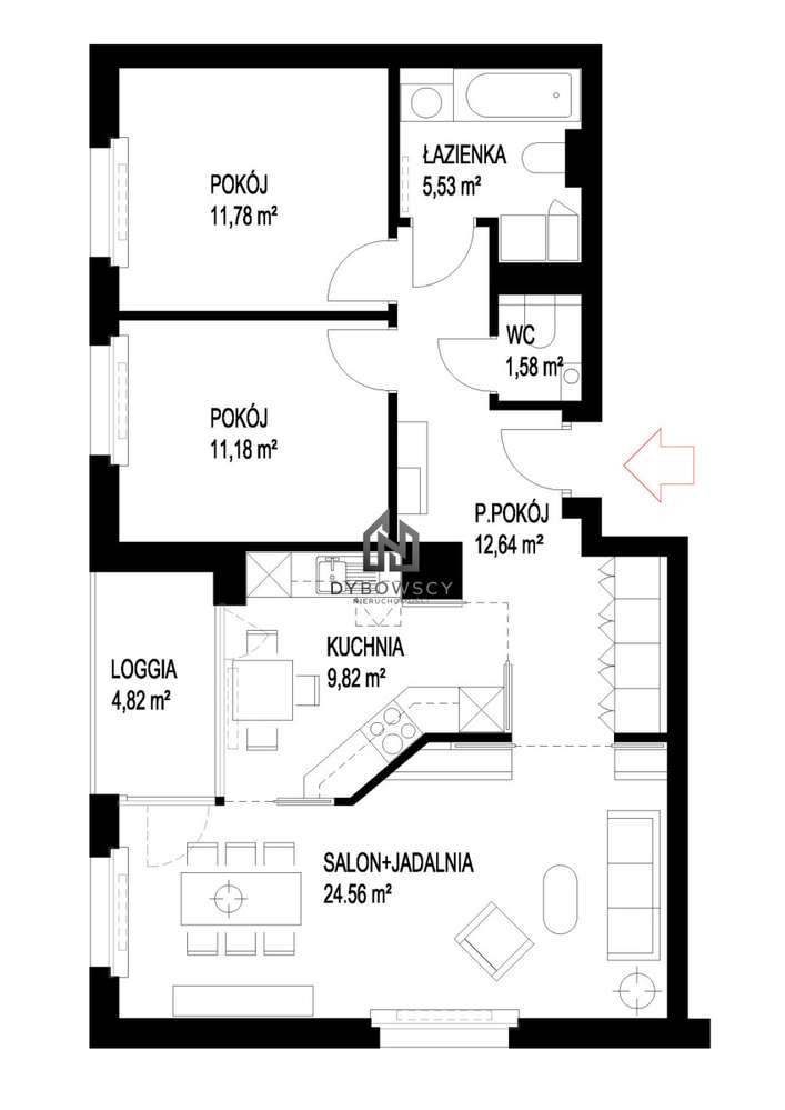 Słoneczne 3 pokoje 77 m², Osiedle Santorini- 0%-17