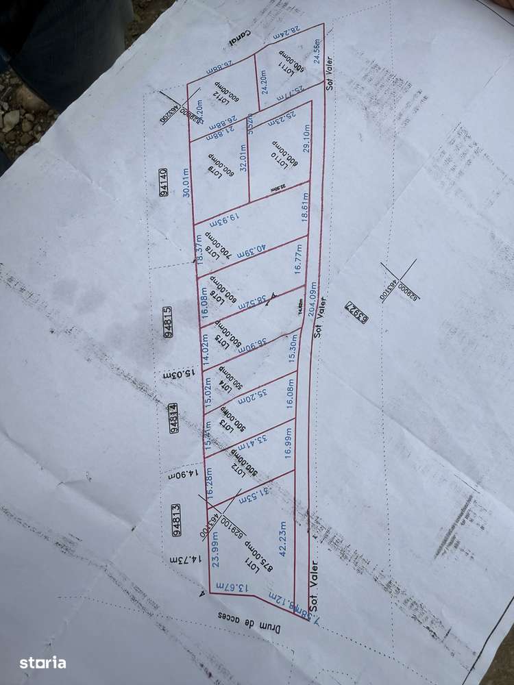 Teren intravilan 500mp, Zona Valea Rusului/Pensiunea Morariu - Imagine principală: 5/5