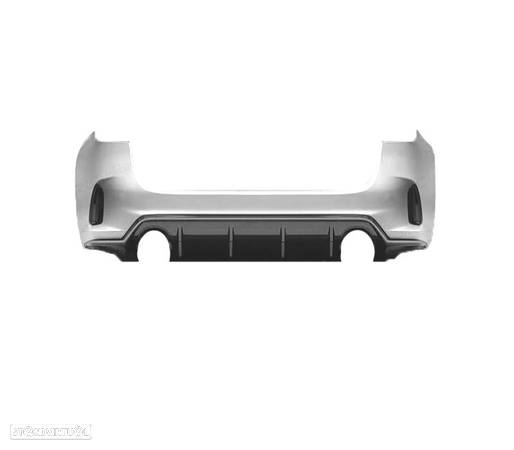 PARA-CHOQUES TRASEIRO PARA HONDA CIVIC 21- LOOK TYPE-R DIFUSOR SIMPLES - 2