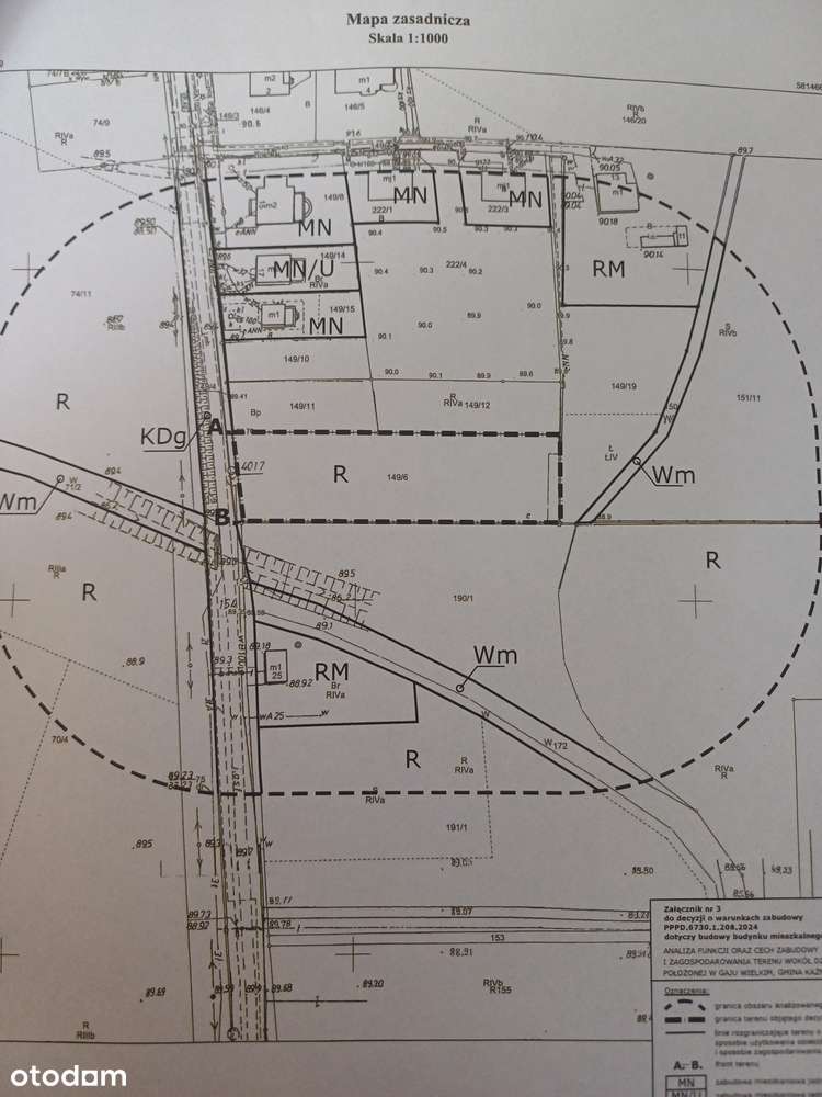 Dzialka budowlana w okolicy Tarnowa Podgórnego Gaj Wielki - Pełny obrazek: 5/7