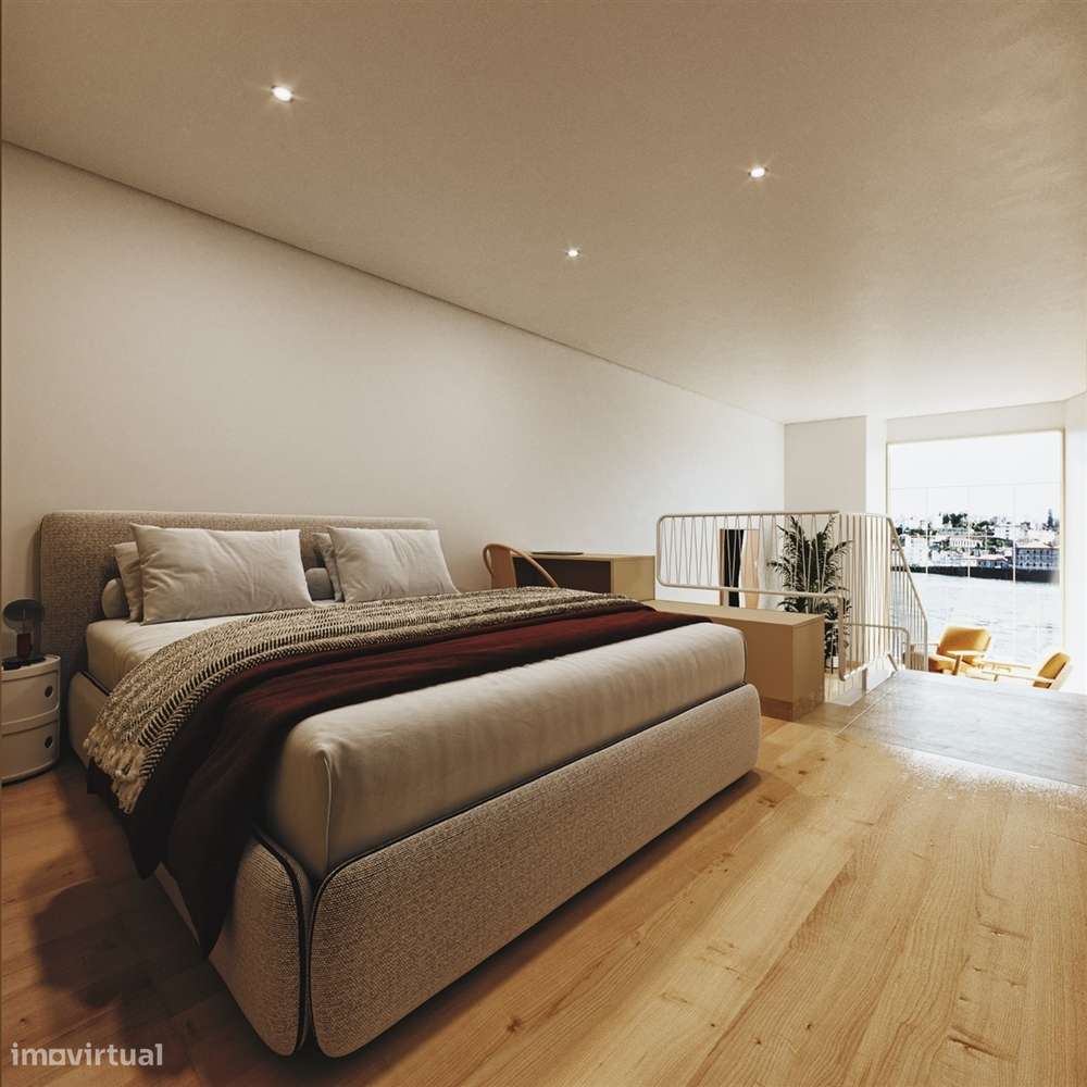 Apartamento T1 em primeira linha de rio em Gaia - Grande imagem: 4/6
