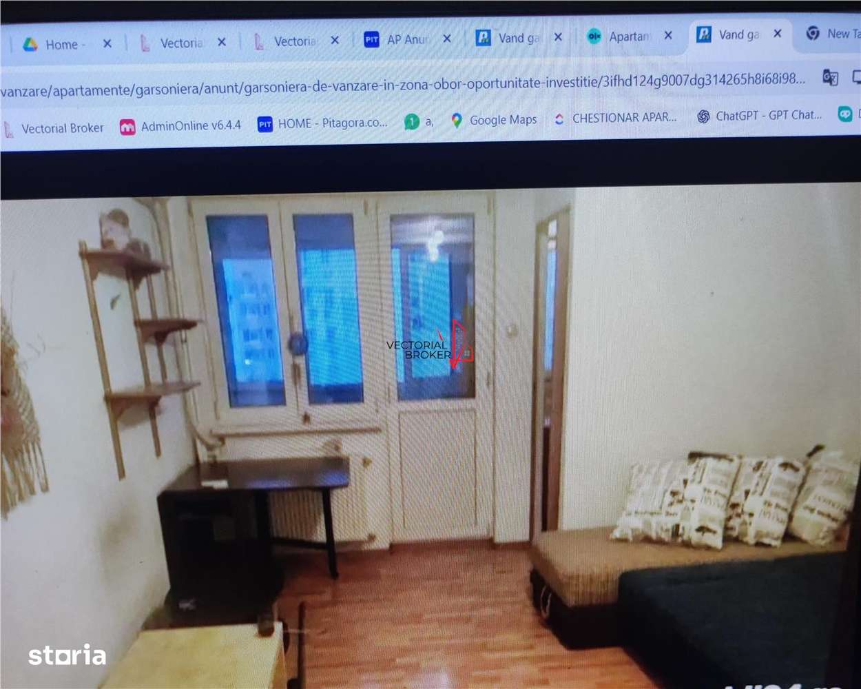 Garsoniera in bloc reabilitat, cu 2 lifturi Tei,12 min metrou OBOR