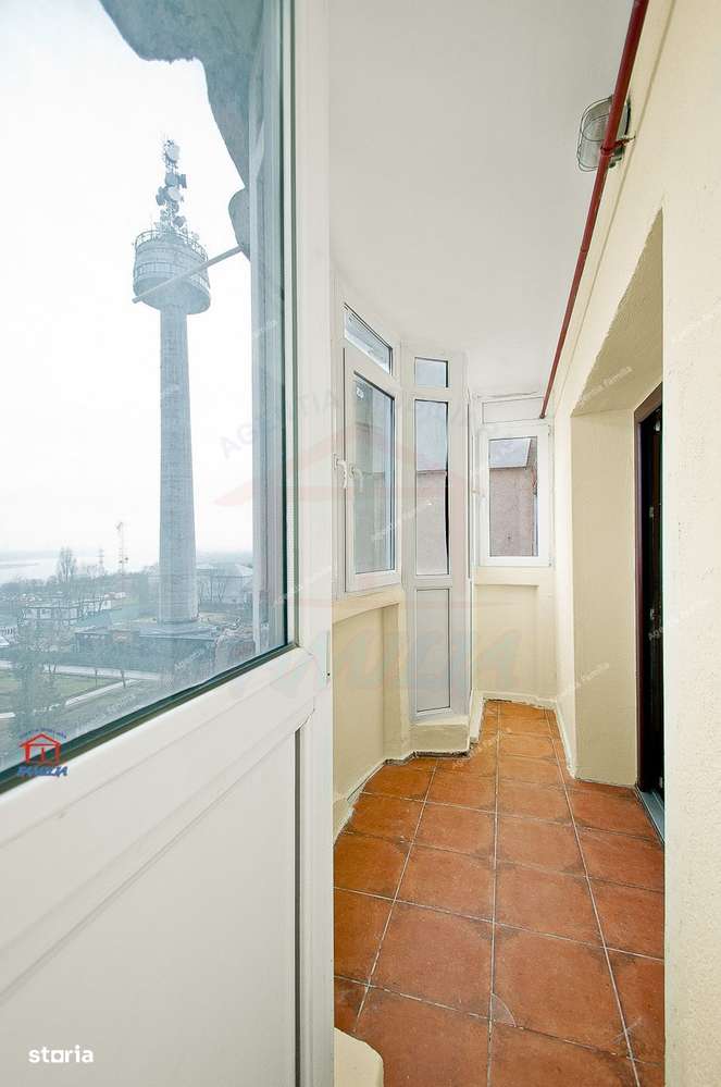 Apartament 3 camere dec in Galati Micro 21 vedere la Dunare langa turn