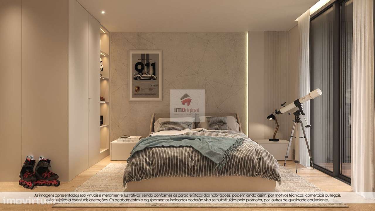 WHITE II junto praias, T3 Duplex Office Luxo Conforto Funcionalidade-16