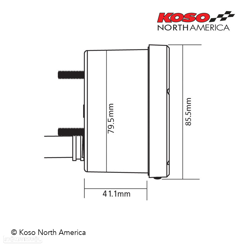 conta-rotações universal koso d75 ba035150 homologado - 3