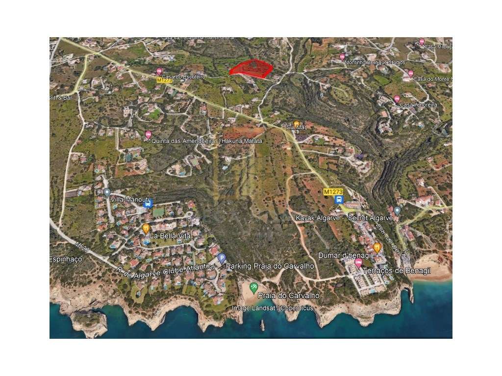 Propriedade com 2 terrenos à venda em Vale d'El Rei - Benagil - Lagoa-9