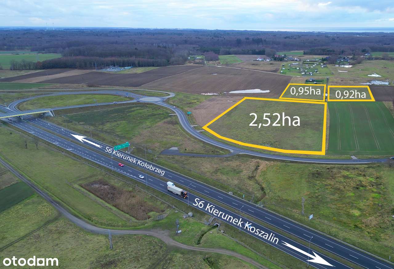 Działka przy węźle trasy S6 - Pełny obrazek: 2/4