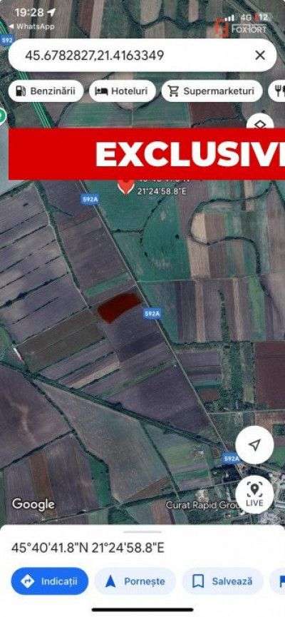 COMISION 0% Teren extravilan 13.350 mp, Sacosul Turcesc - Imagine principală: 1/3