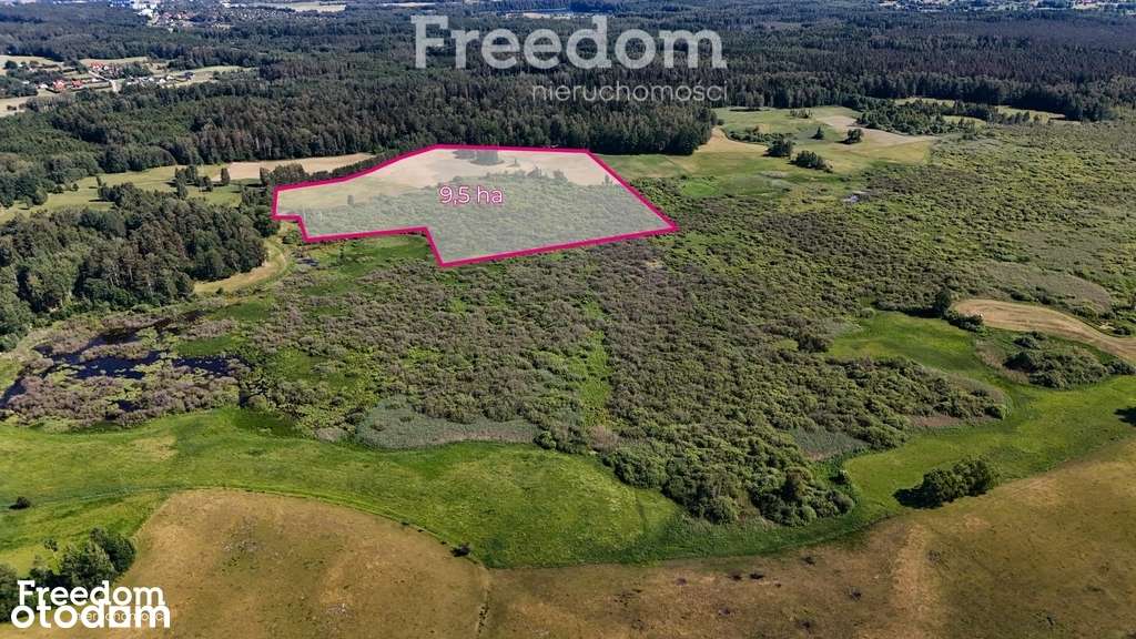 Duża działka rolna z częścią rekreacyjną - Pełny obrazek: 2/13