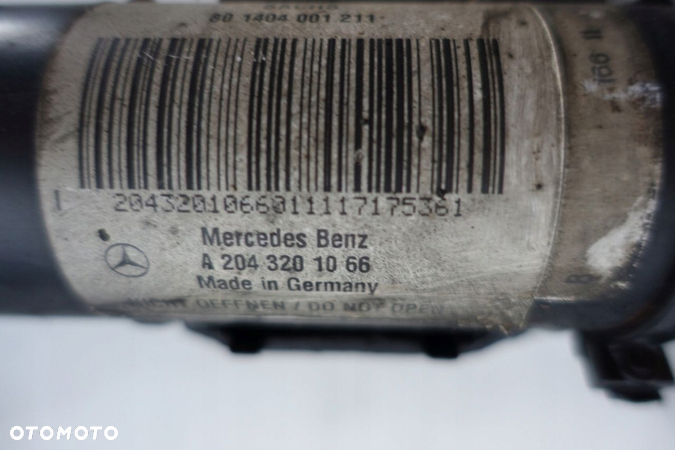 Mercedes w204 amortyzator sprężyna przód 2043201066 przedni - 3