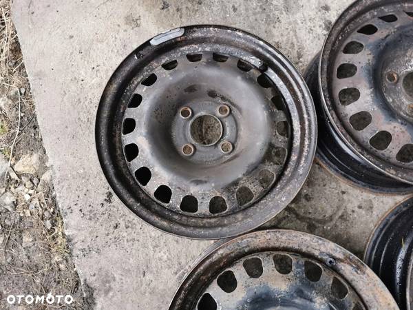 FELGI STALOWE OPEL 4X100 R14 ET39 5,5J MEFRO - 6