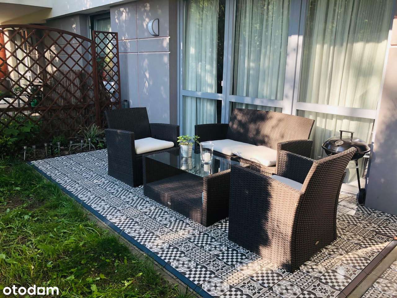 Luxusowa duża kawalerka apartament  w centrum Gdańska z ogrodem - Pełny obrazek: 4/9