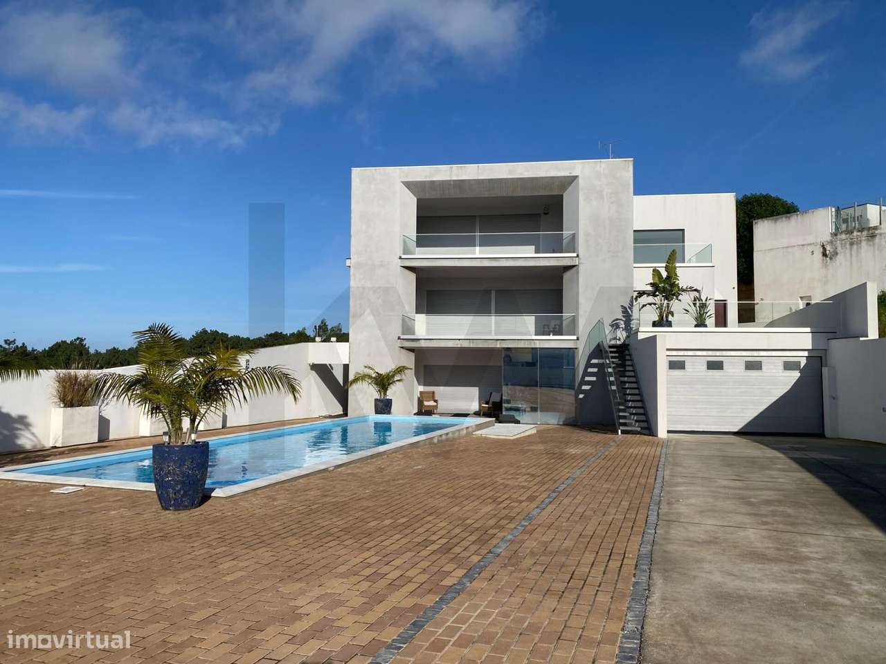 Moradia T5 de Arquitetura Moderna com Vista Mar, Sauna, Garagem e pisc - Grande imagem: 4/52