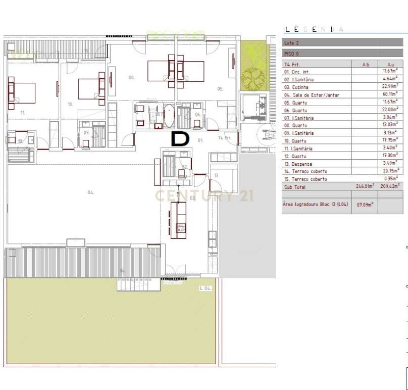 Plessis – Penthouse T4 exclusiva com terraço privativo e piscina na co-28