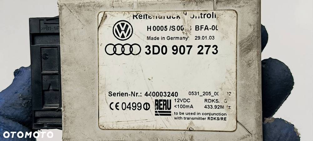 MODUŁ VOLKSWAGEN PHAETON 3D0907273 - 5