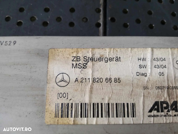 Modul electronic mss mercedes e class w211 a2118206685 - 2