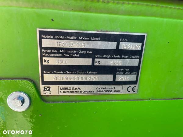 Merlo TF 35.7-115 Turbo Farmer joystick / 4560 mth - 20
