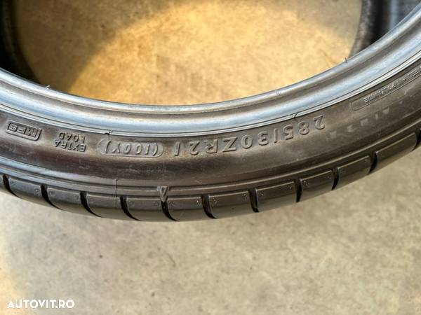 vand 4 anvelope 285/30/21 dunlop de vară la 5,5 mm - 5