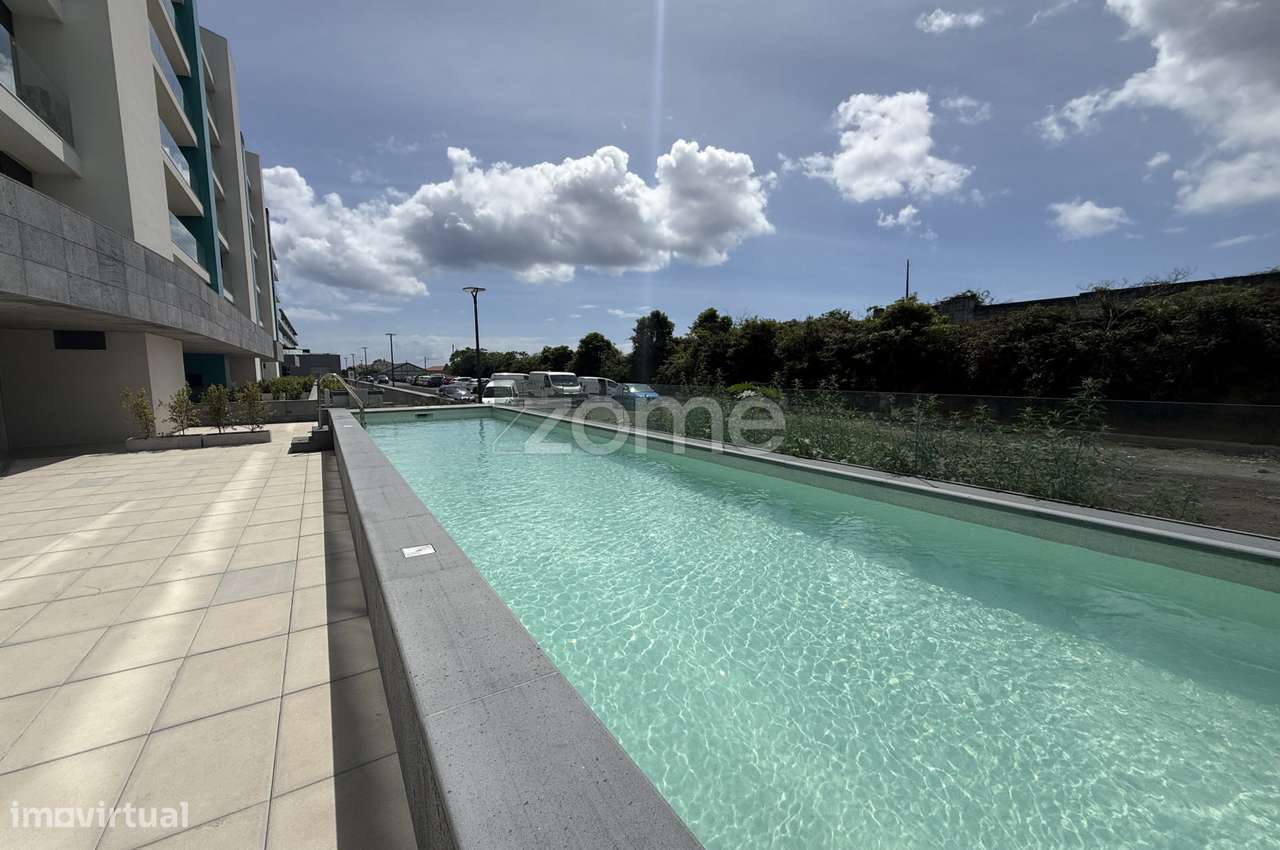 Apartamento T2 novo, com terraço e piscina, em Ponta Delgada-27