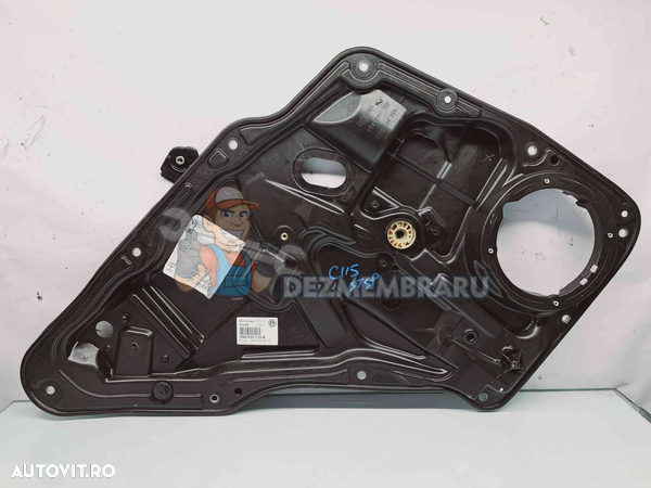 Macara electrica geam stanga spate Volkswagen Tiguan (5N) [Fabr 2007-2016] 5N0839729R - 1