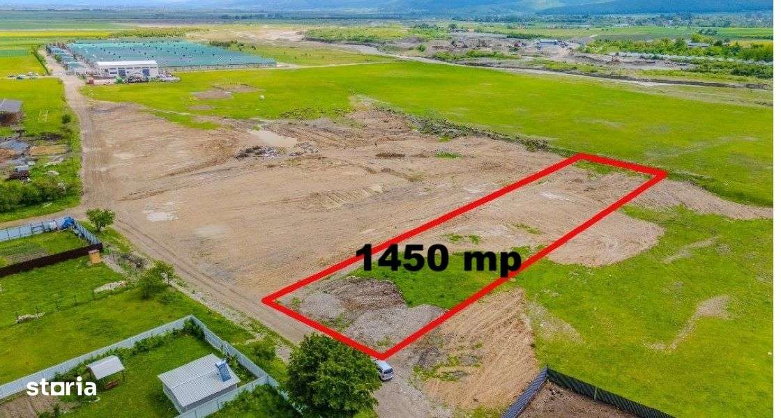 Teren 1450m- Carpinis/Tarlungeni, intravilan - Imagine principală: 2/15