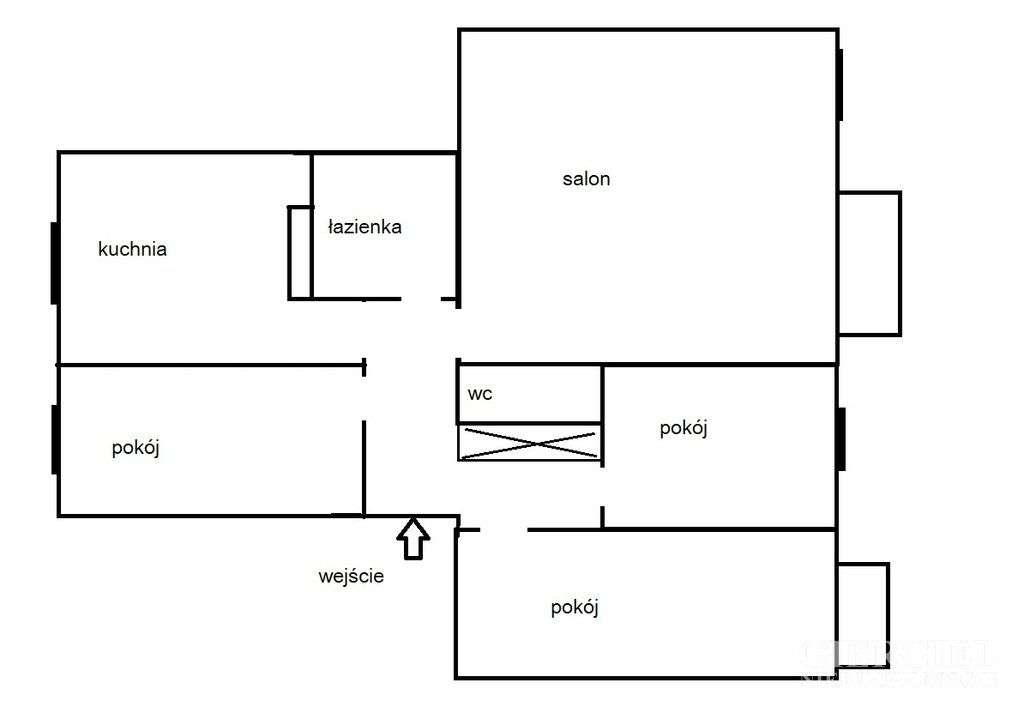 74m ul.Malczewskiego mieszkanie 4-pokojowe-13
