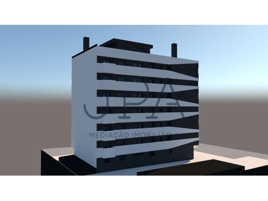 Apartamento T2 Em Construcao Com Piscina Na 2 Linha Da Praia Em