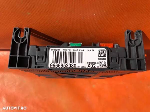 Modul BSI Peugeot 207/Citroen C3(II) cod: 9666952080 - 3