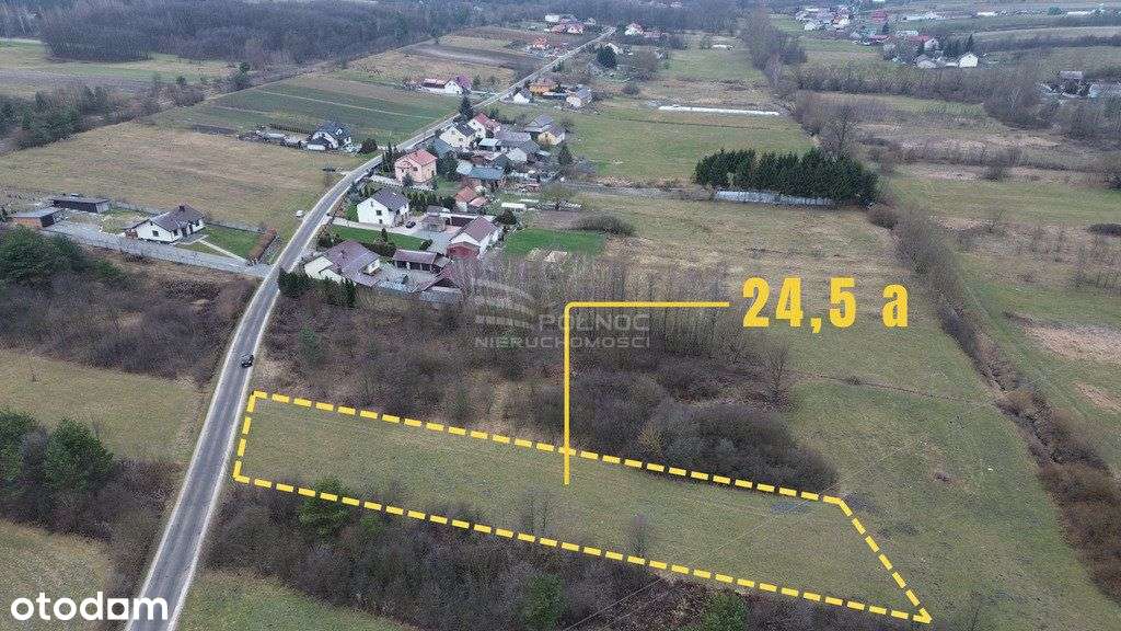 Działki budowlane Osiek 2454 m² i 3429 m² - Pełny obrazek: 2/5
