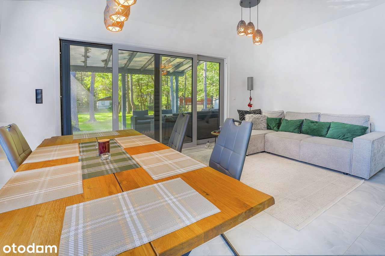 Czerwona Wola Nowoczesny dom nad rzeką w otulinie lasu-8