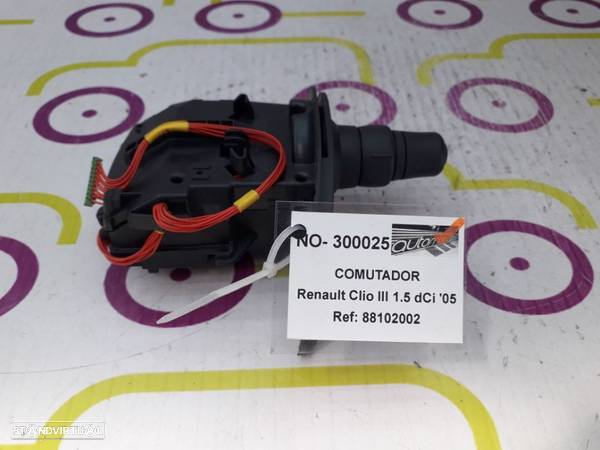 Comutador Luzes Renault Clio III 1.5 DCi  86 Cv de 2005 - Ref: 88102002 - NO300025 - 1