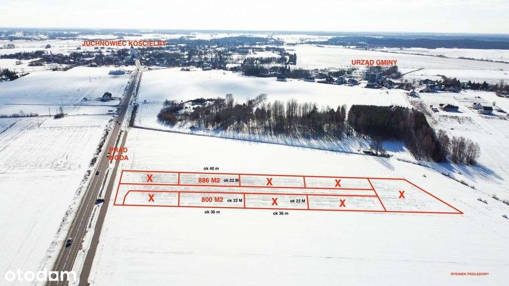 Działka, 800 m², Juchnowiec Kościelny-0