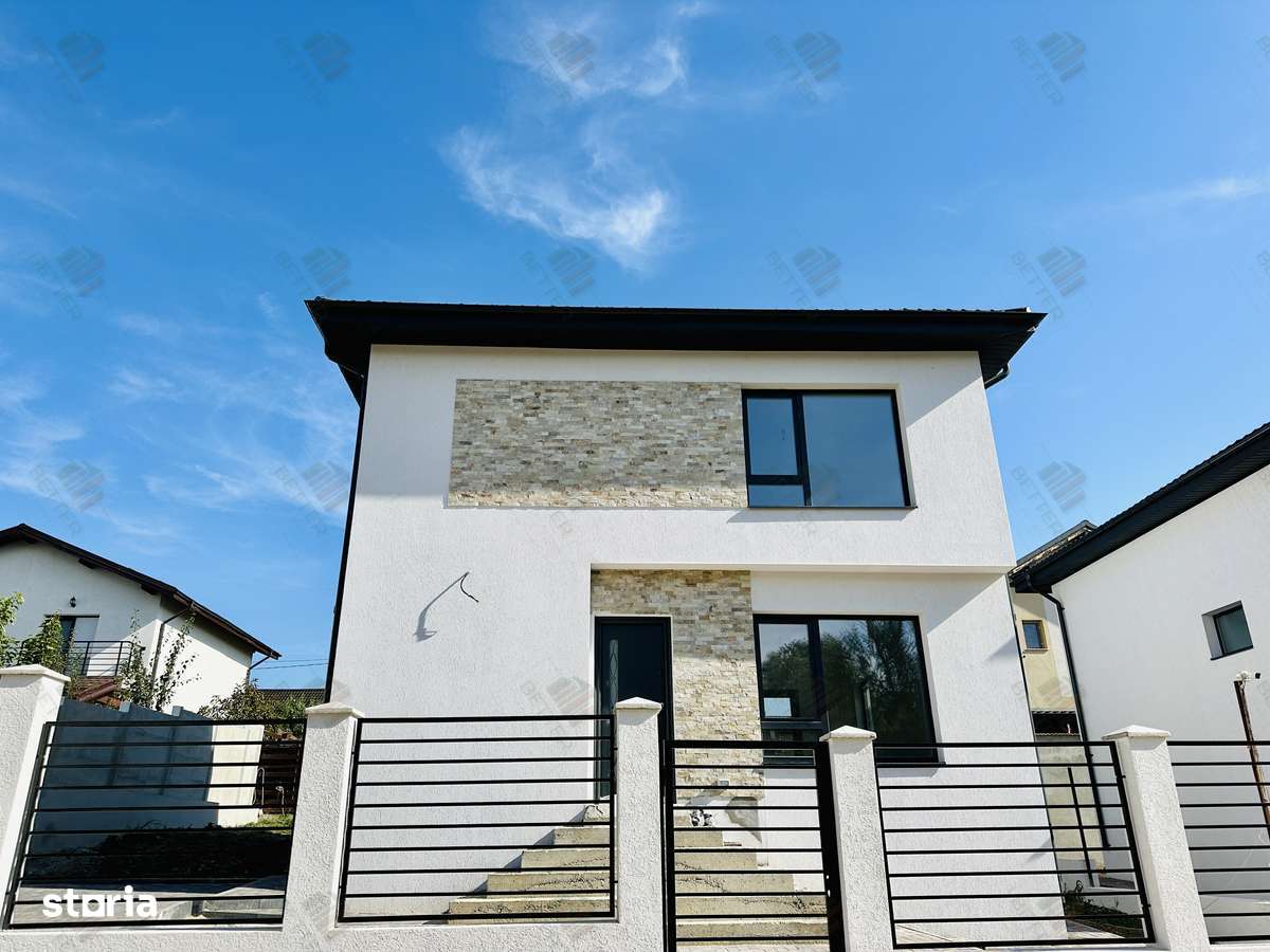 Casă Modernă de Vânzare Berceni, Ilfov – 4 Camere 3 Băi Gata de Mutare - Imagine principală: 1/17