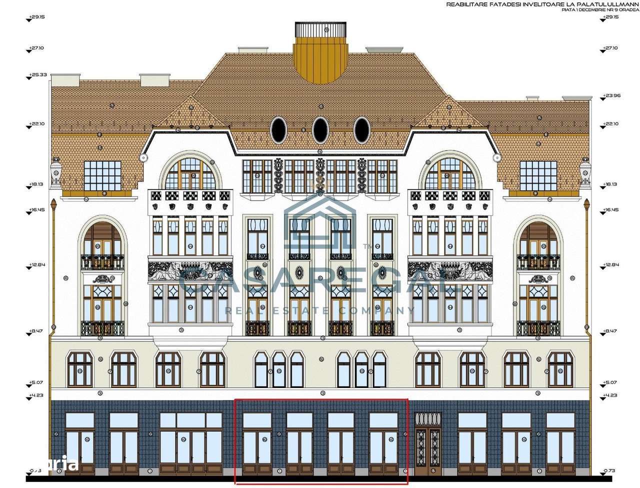 Spatiu comercial ultracentral, Palatul Ullmann, 200mp utili - Imagine principală: 4/4