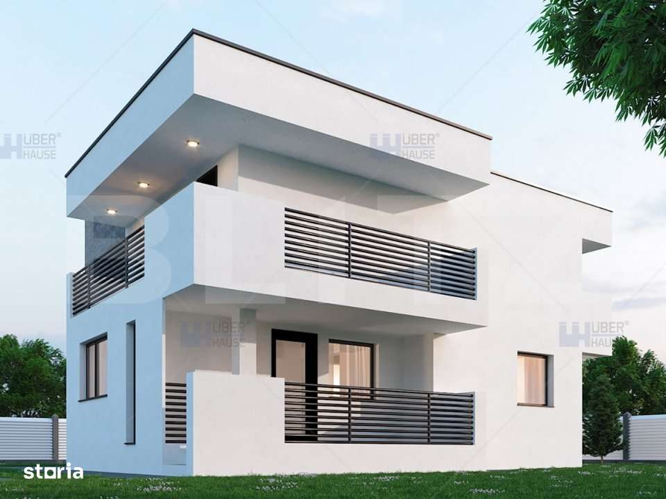 Ansamblu privat case individuale: 120 mp util, 600 mp teren, Baciu - Imagine principală: 5/9