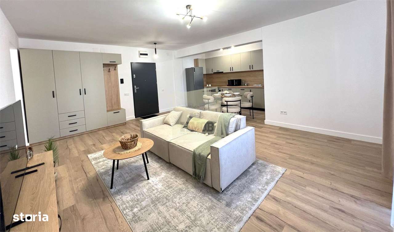 Apartament mobilat 60 mp utili la etajul 1 cu 2 camere terasa 12 mp - Imagine principală: 2/10