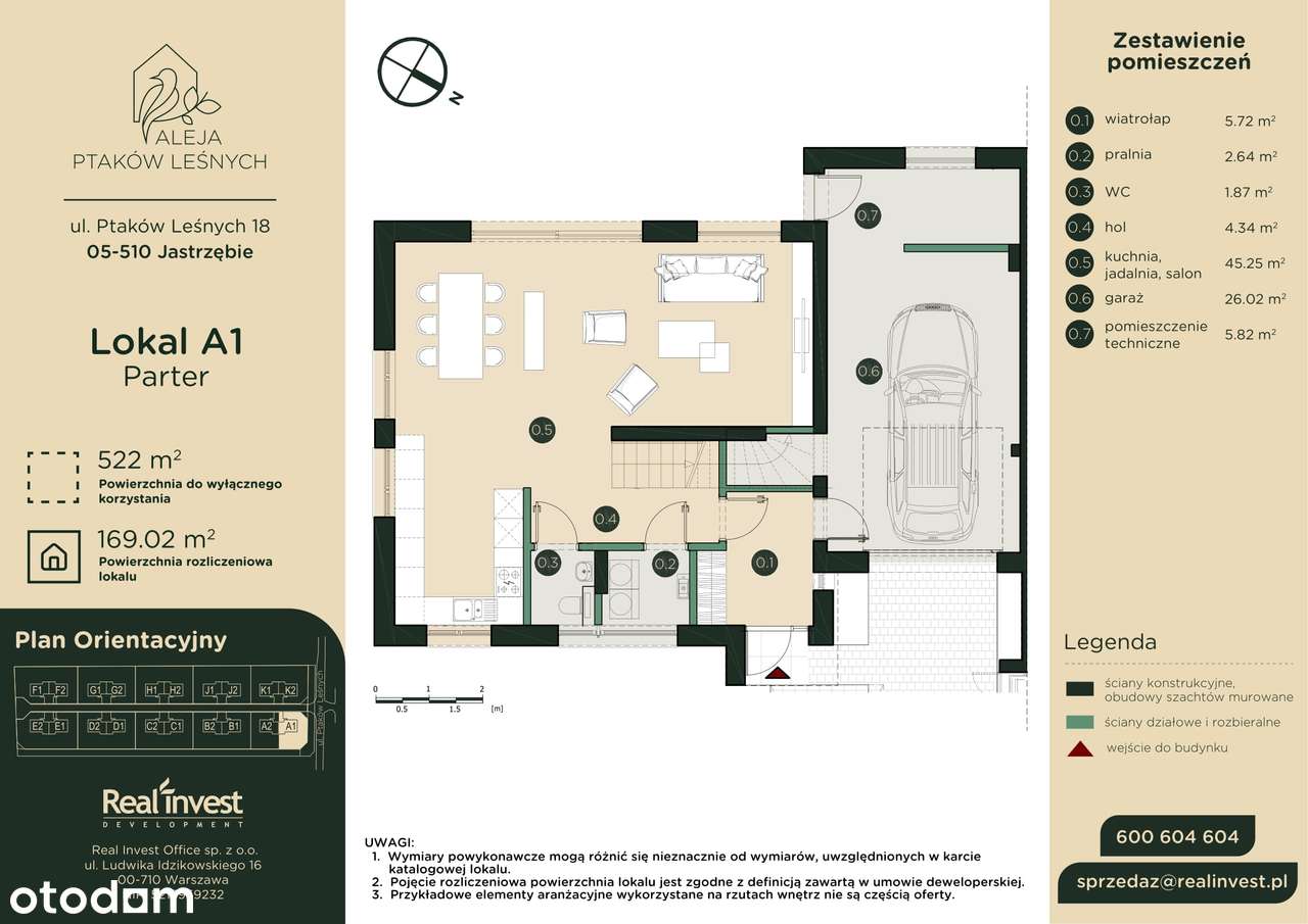 5-pokojowy dom 169m2 + ogródek Bez Pośredników - Pełny obrazek: 2/9