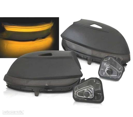 INDICADORES PARA VOLKSWAGEN VW PASSAT B7 CC JETTA BEETLE SCIROCCO ESPEJO DINAMICOS FUMADO - 1