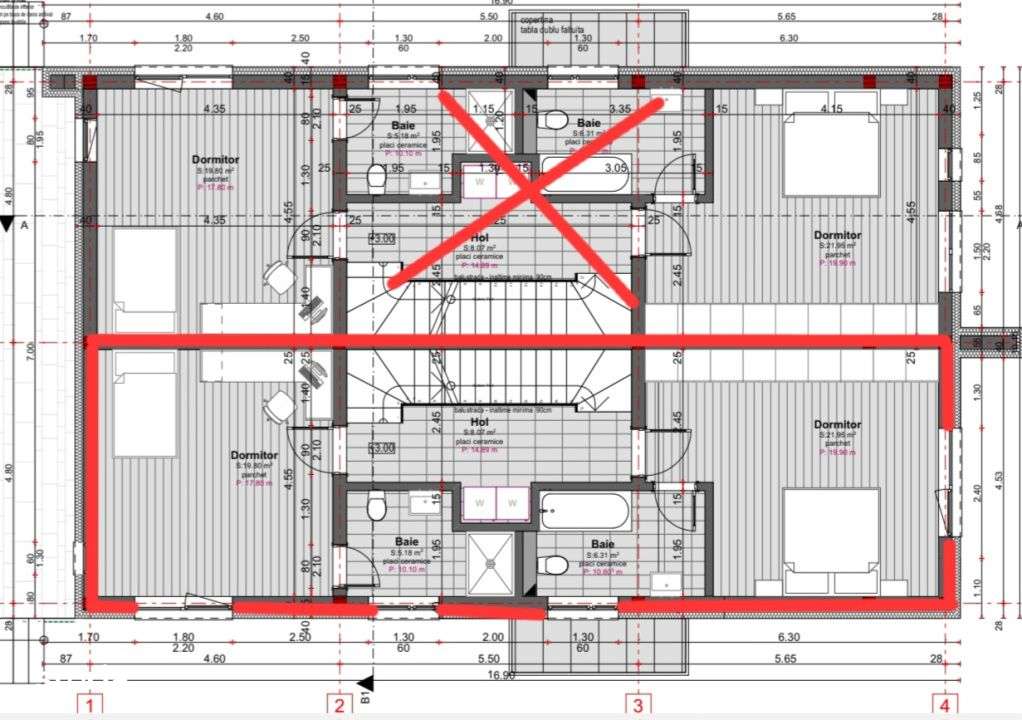 Duplex cu 5 camere, 175mp utili, mp teren, Valea Chintaului - Imagine principală: 4/5