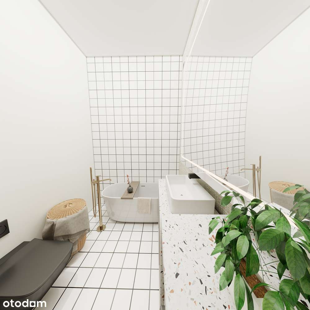 Nowoczesny szeregowiec w Miękini – funkcjonalny układ i ogródek-13