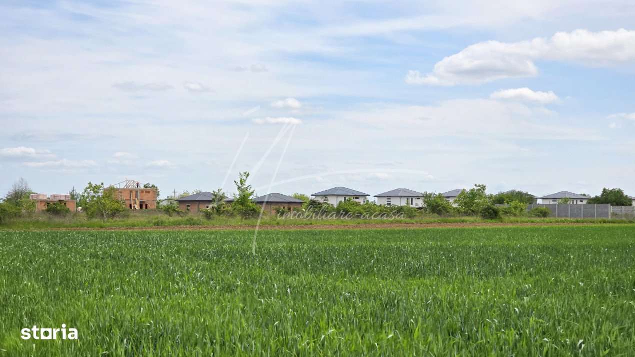 Teren intravilan in zona rezidentiala, la 1 km de A0 si A1-10