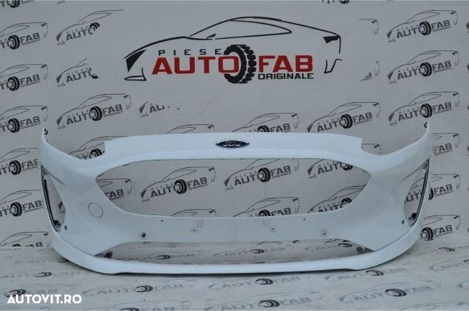 Bara fata Ford Fiesta MK7 an 2017-2018-2019-2020 cu gauri pentru Parktronic (6 senzori) - 1