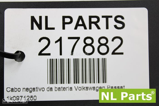 Cabo negativo da bateria Volkswagen Passat 1k0971250 - 5