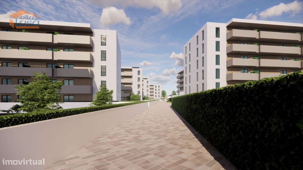 T0 Novo em Vilar de Paraiso, com varanda e lugar de garagem-12