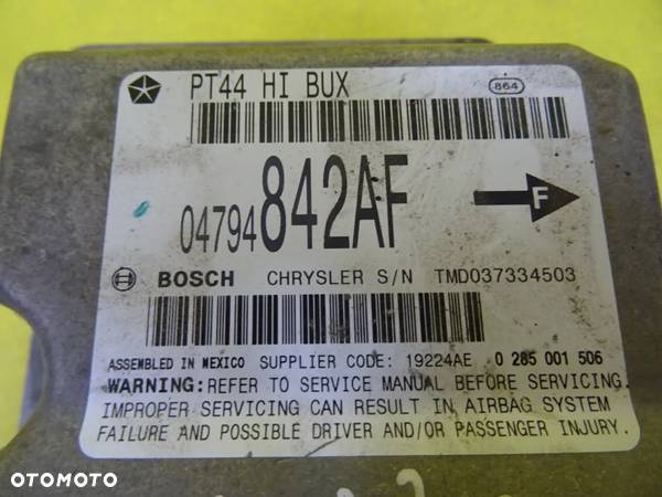 MODUŁ SENSOR AIRBAG CHRYSLER PT CRUISER 04794842AF NR93 - 2