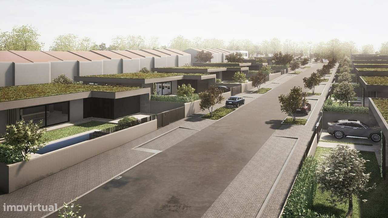 Moradias 2 Pisos  T3+1 com Piscina, em Soutelo Vila Verde - Grande imagem: 4/15