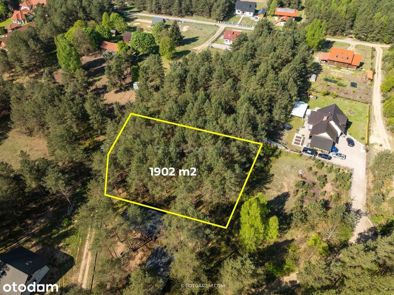 Atrakcyjna działka bud. w Pelniku - blisko jeziora - Pełny obrazek: 4/12