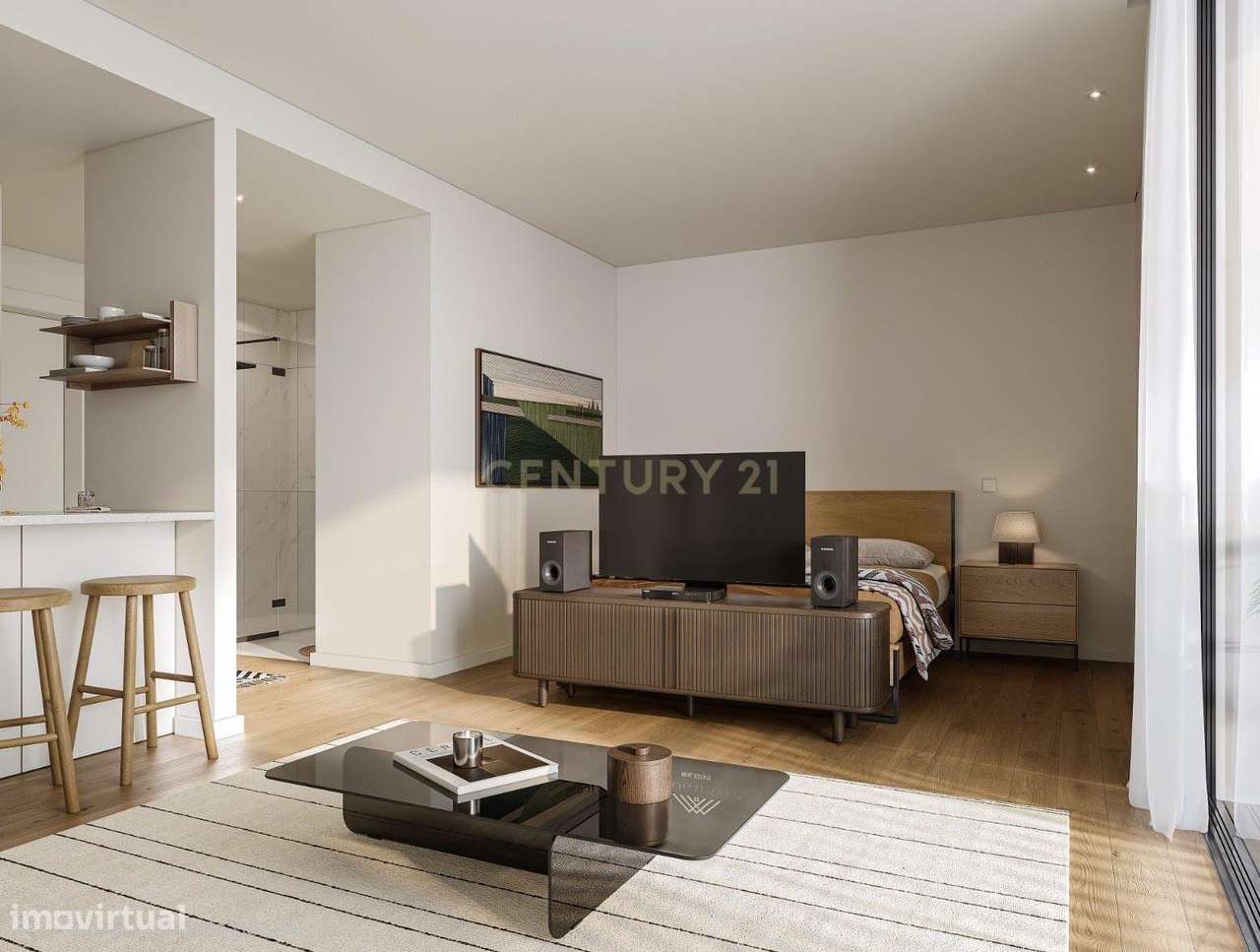 T0 convertível em T1 com garagem | Pólo universitário, Porto - Grande imagem: 4/10