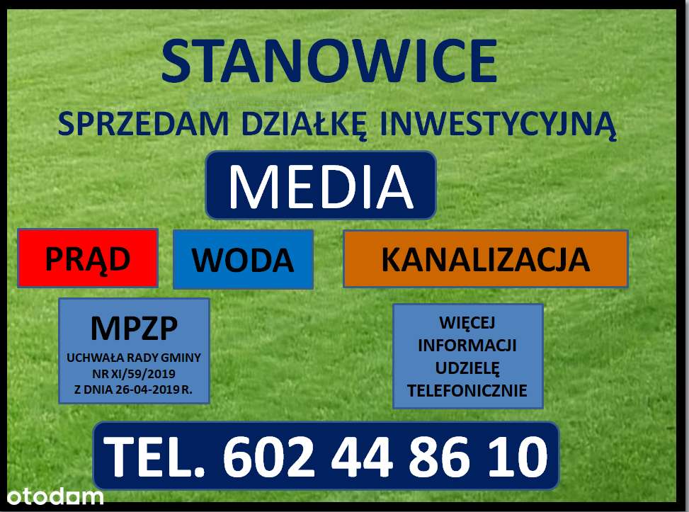 Sprzedam działkę inwestycyjną w Stanowicach k/Oławy - Pełny obrazek: 2/4